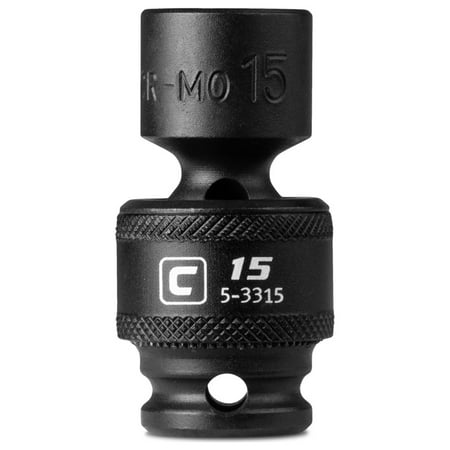 UPC: 0886352533157 | Capri Tools 15 mm Universal Impact Socket  3/8-Inch Drive  6-Point  Metric