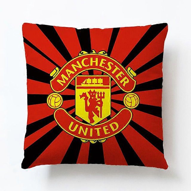 World European Football Cup Flag Club Decoration Living Room Sofa Cushion Cover Linen Throw Pillow Cover
