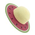 thumbnail image 2 of GOOHOCHY Sombrero de paja de verano para adultos, sombrero de playa de ala ancha, sombrero de paja con protección UV para exteriores., 2 of 8