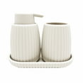 thumbnail image 1 of Mainstays 3-Piece Bathroom Accessory Set, White, 1 of 11