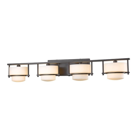 Z-Lite Porter 4 Light Vanity Light in Bronze