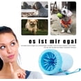 thumbnail image 2 of Pet silicone cleaning brush (small blue size), dog paw cleaner, portable pet paw cleaner, most suitable for cleaning claws. dog foot cushion ring, 2 of 5