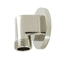 Kingston Brass K173M6 Trimscape Wall Mount Supply Elbow, Polished Nickel