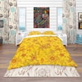 thumbnail image 2 of Designart 'Colorful Botanic Texture' Bohemian & Eclectic Duvet Cover Set, 2 of 4