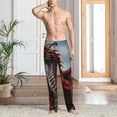 thumbnail image 3 of Cauagu Majestic Red Dragon Mens Pajama Pants Sleep & Lounge Pants,PJ Bottoms with Pockets-XX-Large, 3 of 7