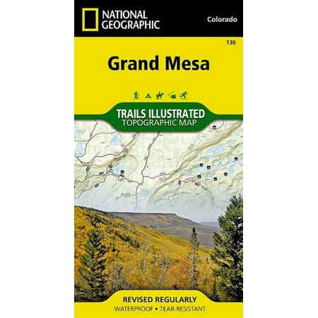 National Geographic Trails Illustrated M Grand Mesa Map, Book 136, (Paperback)