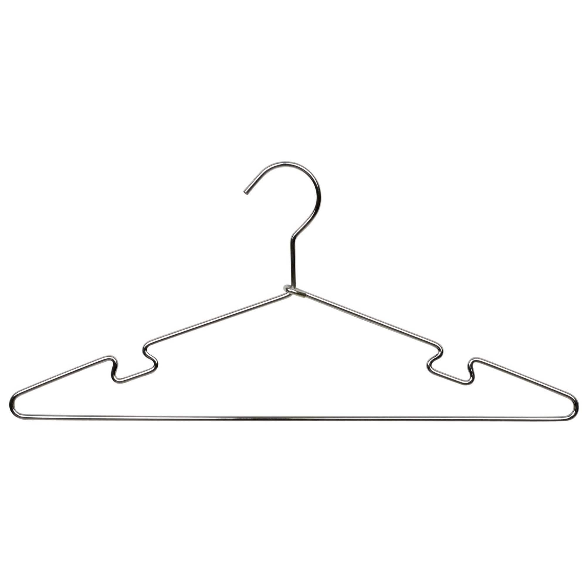 Fayleeko Wire Hangers 17.7 Inch Coat Hangers Strong Heavy Duty