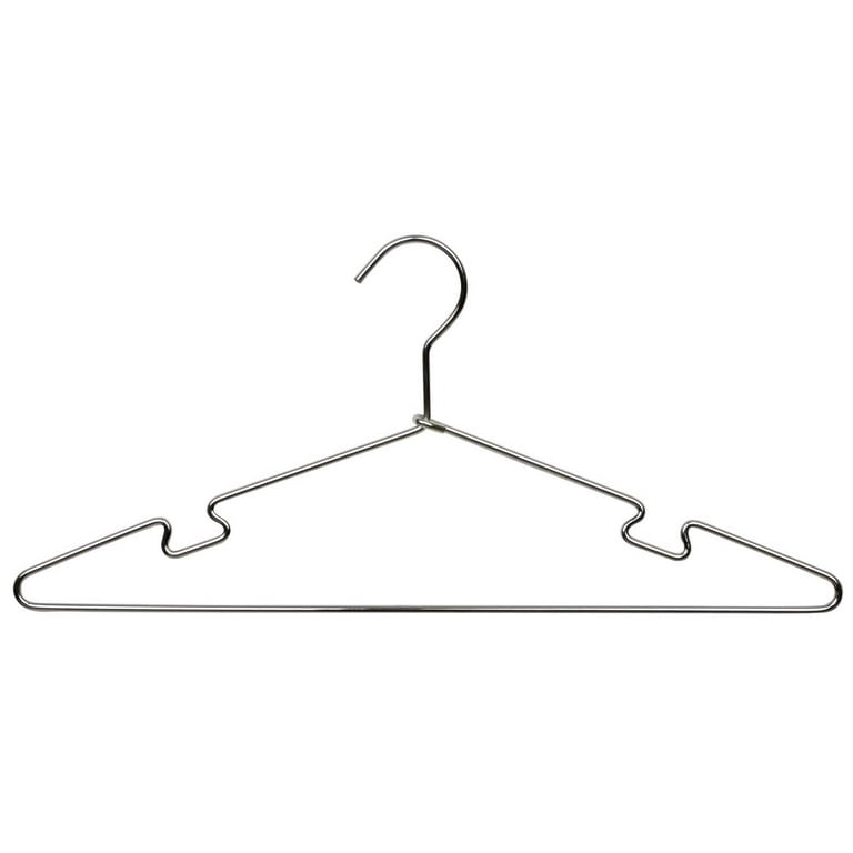  Jetdio 17.7 Strong Metal Wire Hangers Clothes Hangers, Coat  Hanger, Standard Suit Hangers, Ideal for Everyday Use, 30 Pack, Matt Black  : Home & Kitchen