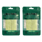 Salteez Beer Salt Strips: Pickle Salt Strips That Stick to Your Bottle, Can, or Cup - For a Perfectly Dressed Beer Anytime Anywhere! (Pickle Salt, 2 Pack)
