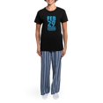 thumbnail image 4 of CafePress - Feb 29Th A Birthday Pajamas - Women's Short Sleeve Print T-Shirt and Pants Dark Cotton Pajama Set, 4 of 7