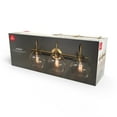 thumbnail image 2 of Globe Electric 51853 Harrow 3 Light 26" Wide Bathroom Vanity Light - Brass, 2 of 7