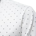 thumbnail image 4 of Floenr Mens T Shirts,Men's Casual Slim Print Button Lapel Short Sleeve Shirt, 4 of 4