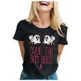 thumbnail image 1 of YDLCAFD Satin Tops for Women Cancer Shirt Women Breast Cancer Shirts Ribbon Breast Cancer Awareness Rainbow T Shirts Cancer Short Sleeve Tops Women T Shirts Ladies Short Sleeve Tops, 1 of 4