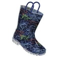 thumbnail image 4 of Kushyshoo Kids Light up Rain Boot Black Dinosaur Toddler Girls Shoes Size 8, 4 of 6