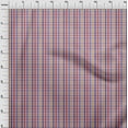 thumbnail image 2 of oneOone Polyester Lycra Fabric Madras Check Print Sewing Fabric BTY 56 Inch Wide, 2 of 3