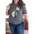 thumbnail image 3 of Anbech Christian Shirts Women Faith T Shirts Plus Size Graphic Shirts Oversized Short Sleeve Loose Tee, 3 of 5