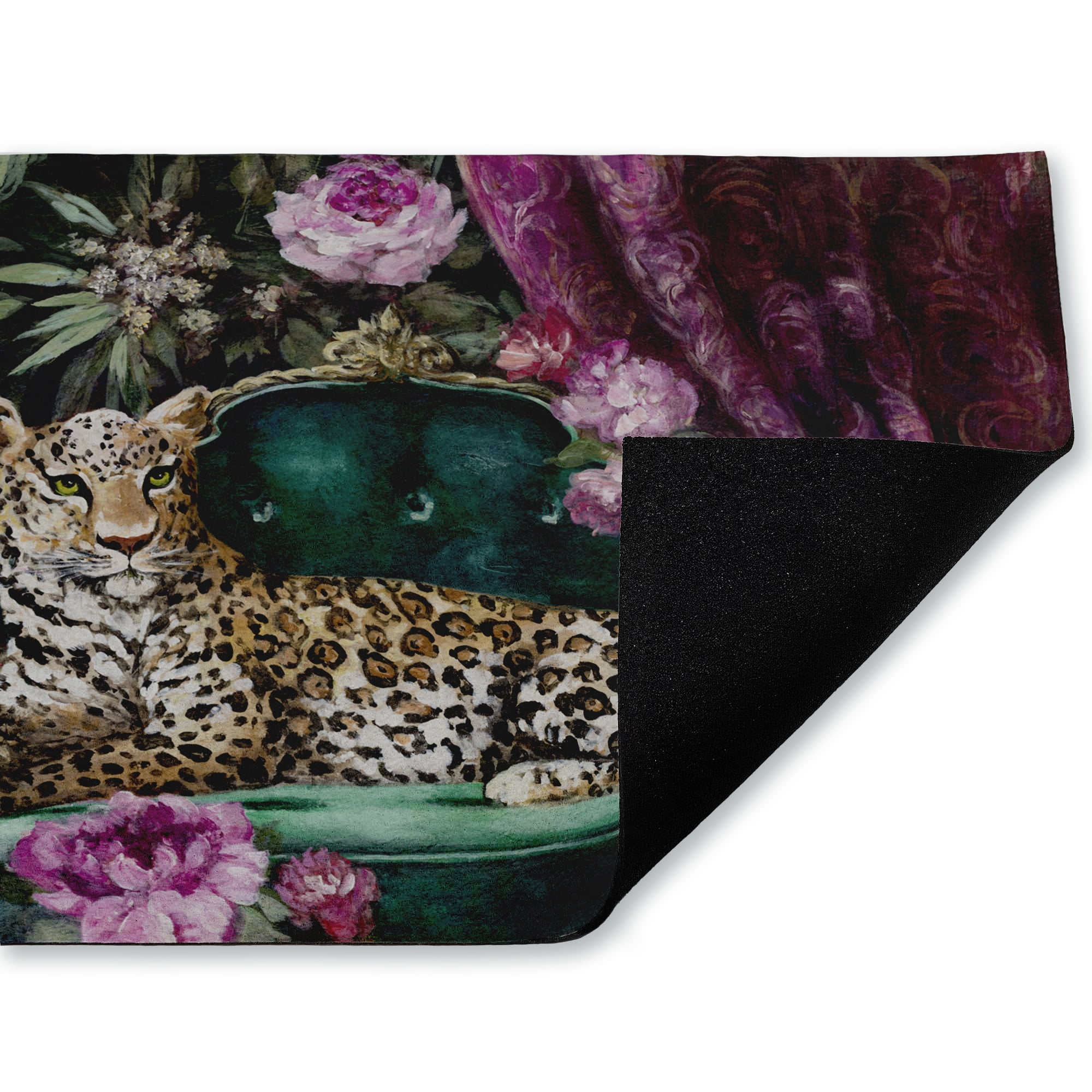 Stupell Industries Pampered Pet Cheetah Printed Outdoor Door Floor Mat, design by Julia Purinton