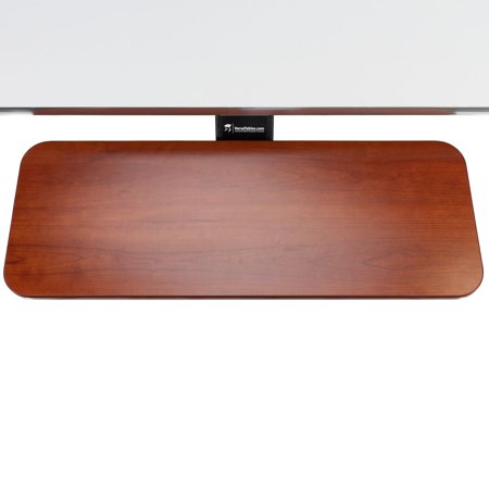 UPC: 0814872020413 | Versa Tables Basic Keyboard Arm and Tray 24  x 10  Sliding Tray Cherry (SP704241002)