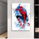 thumbnail image 3 of Cuadro Decorativo Spiderman Acuarela Canvas Listo Para Colgar 28x41cm Jungle Art Impresion Tela Arte, 3 of 7