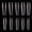Clear, variant on 600pcs Long Coffin Ballerina Nails Full Cover Acrylic Nails False Nail Tips Jargod
