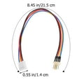thumbnail image 2 of Arborister 3pcs 4-Pin PC Computer Case Fan Splitter Extension Cord Power Connector Adapter Cable, 2 of 10