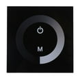 thumbnail image 2 of Controlador de interruptor de pared con regulador de intensidad táctil de un solo color, tira de luz LED CC 12 V-24 V, color negro, 2 of 14