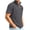Dark Gray, variant on Sweatshirts For Men Long Sleeve Waffle Shirts Quarter Zip Loose Pullover Tops Lightweight Trendy Sweatshirts