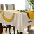 thumbnail image 3 of Coolnut Thanksgiving Turkey Tablecloth, Waterproof Washable Polyester Square Table Cover, Durable Tablecloth for Kitchen Dining Table Party Decor, 60"X 108", 3 of 7