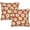 Burnt Orange, variant on Yellow Pillow Covers 18X18 Inch White Floral Daisy Geometry Decorative Couch Pillow Cases Spring Summer Flower Throw Pillows Set of 2 Farmhouse Home Decor for Room Porch Patio Couch Outdoor