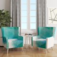 thumbnail image 4 of Designart "Sea Glass" Upholstered Traditional Accent Chair - Arm Chair, 4 of 5