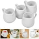 thumbnail image 5 of Juego de 4 mini jarras de cerámica para crema - Jarra pequeña de porcelana para jarabe - Dispensador de crema para café, salsas, leche, crema, café, té y aderezos para ensaladas, 5 of 8