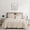 Beige, variant on Hyashoshi White Queen Size Quilt Set, 3 Pieces 100% Washed Cotton Queen Bedspread Coverlet, Lightweight Ruffle Quilted Bedding Set with 2 Pillow Shams