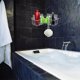 thumbnail image 5 of Estantes de esquina adhesivos de pared a prueba de herrumbre Bañera Baño Ducha Champú Organizador de corporal Cesta Estante de esquina de Sunnimix estante de la esquina de la pared, 5 of 7