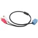 thumbnail image 2 of Adaptador de audio para automóvil, cable auxiliar para automóvil Cable de audio auxiliar de 8 pines Adaptador auxiliar compacto y liviano, 2 of 8