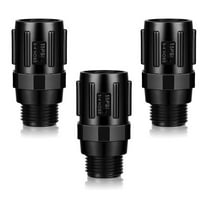 3 x Drip Irrigation Pressure Regulator-Black