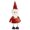 A, variant on Christmas Santa Claus Plush Doll Sequin Decor Holiday Table Ornament Standing Figurine for Home Party Gift