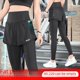 thumbnail image 1 of Pantalones deportivos de dos piezas de cintura alta para chica gordita, pantalones de fitness para mujer, pantalones de yoga de secado rápido, pantalones cortos para correr, tallas grandes, otoño e, 1 of 5