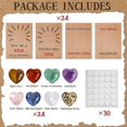 thumbnail image 4 of Regalos de San Valentín para niños, paquete de 24 tarjetas de San Valentín, regalos de San Valentín para estudiantes, tarjeta de San Valentín con cristales en forma de corazón para niños, 2 piezas (, 4 of 5
