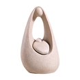thumbnail image 2 of Decoración decorativa del estante de estatua del ornamento de escultura Beige_C Zulema Escultura abstracta, 2 of 8