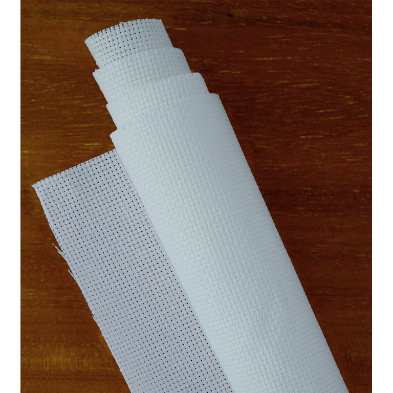 Aida Cloth ~ Cross Stitch Fabric ~ 30x36 ~ 100% Cotton - 14 count ~ White