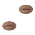 thumbnail image 3 of Kenally Maquillaje permanente 3D Silicona Práctica Boca Labios Portátil Reutilizable Piel Suministros de belleza Aprendizaje Entrenamiento Café Café 2piezas Kenally CBP295122, 3 of 6
