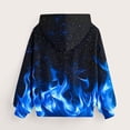 thumbnail image 4 of WOYY Toddler Boys Hoodie Fire Print Hooded Sweatshirt Casual Active Hoodies, Sizes 4-5T, 4 of 5