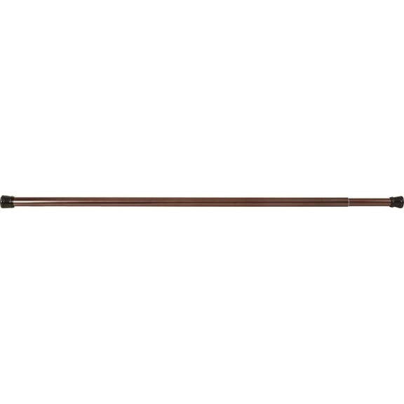 Simple Spaces SD-SR41-VB Shower Curtain Rod, 7-1/2 lb, 41 to 76 in L Adjustable, 1 in Dia Rod, Steel, Venetian Bronze