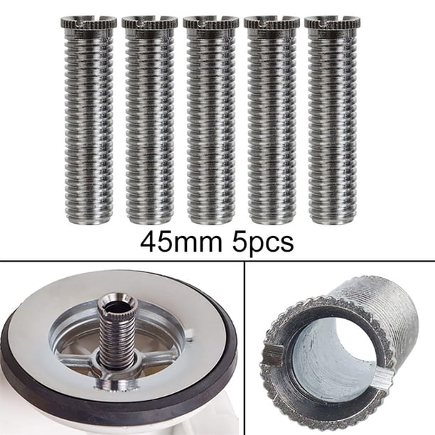 Tornillos Para Colador De Fregadero Tornillos de filtro de fregadero de acero inoxidable Tornillos de 35 mm / 45 mm para el hogar (5 piezas 45 mm)