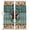 Teal Green, variant on Western Texas Star Green Blackout Curtains for Bedroom/Living Room, Pinch Pleated Black Out Curtains, Farmhouse Brown Country Vintage Room Darkening Window Drapes with Hooks 2 Panels, 59"x70"