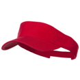 thumbnail image 2 of MG Pro Style Cotton Twill Washed Visor - Red, 2 of 4