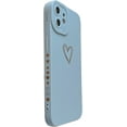 thumbnail image 3 of for iPhone 11 Case 6.1" 2019,Side Back Cute Plated Love Heart with Anti-Fall Lens Cameras Cover Protection Soft TPU Shockproof Anti-Fingerprint Phone Cases for Women Girls Men - LightBlue, 3 of 12