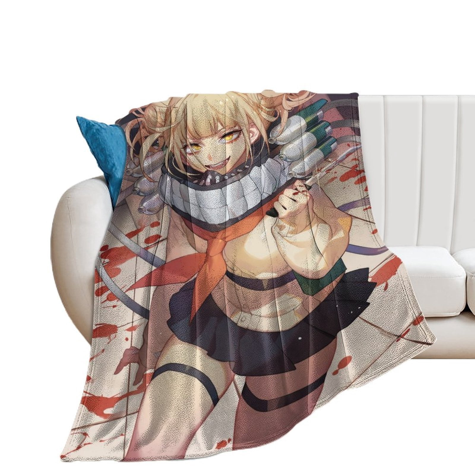 My Hero Academia Himiko Toga Psycho Luxury Flannel Blanket - Super