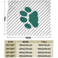thumbnail image 3 of Lees-McRae College Logo Fleece Blanket, Very Soft Microfiber Flannel Blanket for Couch Warm and Cozy for All Seasons, 3 of 6