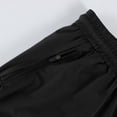 thumbnail image 4 of Zimjoy Athletic Pants for Men Casual Stretch Quick Dry Tapered Joggers Elastic Drawstring Active Pants for Workout, Running, Black L, 4 of 6